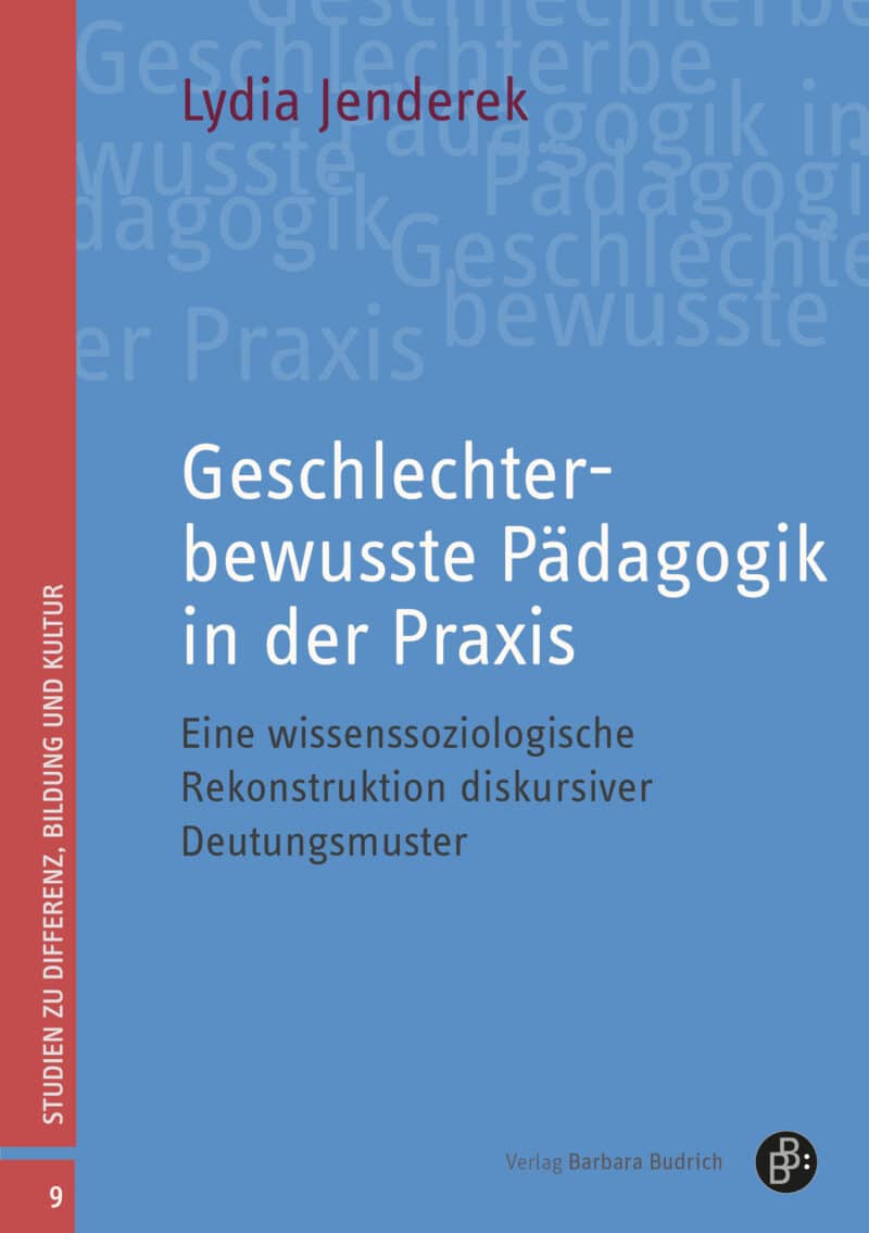 Blaues Buchcover Geschlechterbewusste Pädagogik in der Praxis